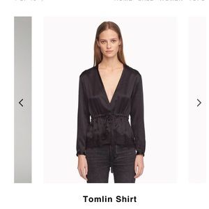 Rag and Bone “Tomlin” Blouse Top